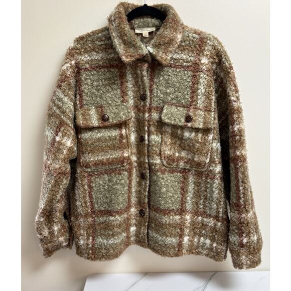 Autres Filles Jackets & Blazers - Autres Filles Women’s Plaid Jacket Size XL